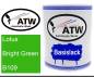 Preview: Lotus, Bright Green, B109: 1L Lackdose, von ATW Autoteile West.